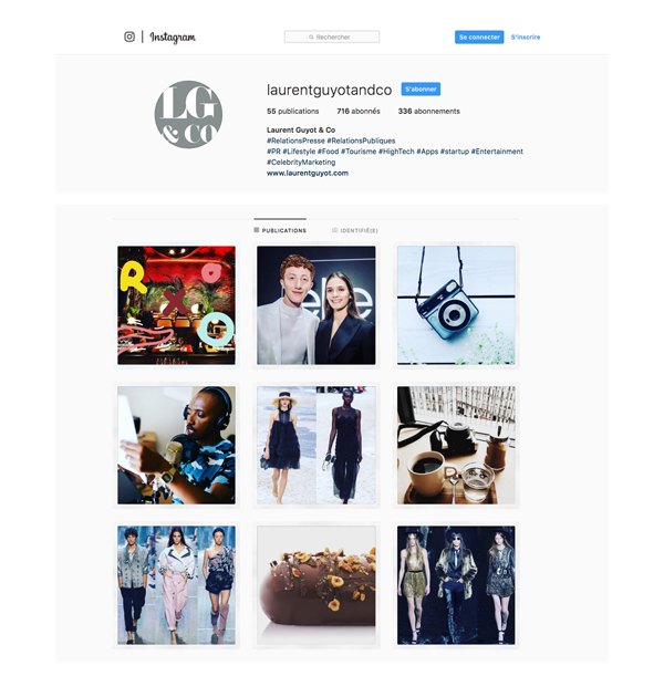 Compte Instagram Agence Laurent Guyot