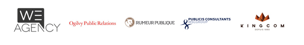 We Agency  - Ogilvy PR - Rumeur Publique - Publicis Consultant - KingCom